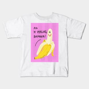 An A-peeling banana ! Kids T-Shirt